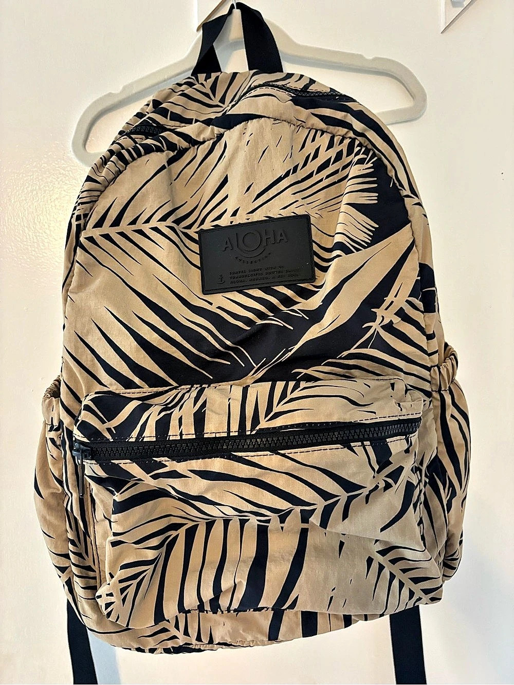 Aloha Collection Keep It Light Backpack Tan & Black